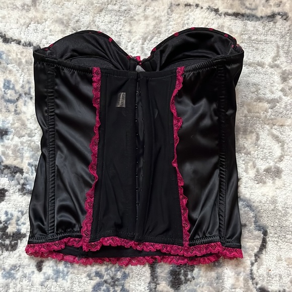 Vintage lace polka dot LaSENZA corset - Picture 2 of 3